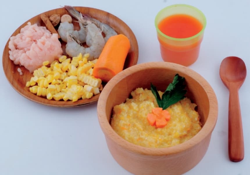 Bubur Kanju Rumbi Ayam dan Udang